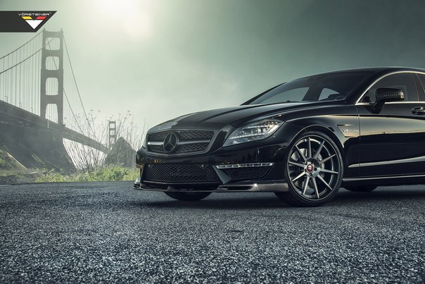 Mercedes-Benz CLS63 AMG Obsidian Black  Vorsteiner.      ... - 6