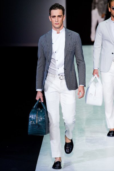 Giorgio Armani.MENSWEAR, ÌÈËÀÍÊÎËËÅÊÖÈß ÂÅÑÍÀ-ËÅÒÎ 2014 - 35