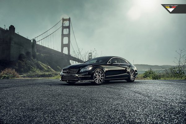 Mercedes-Benz CLS63 AMG Obsidian Black  Vorsteiner.      ...