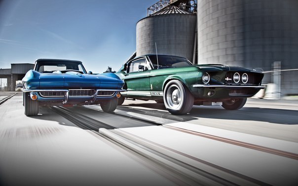 1967 Shelby GT500 vs 1967 Chevrolet Corvette Sting Ray 427