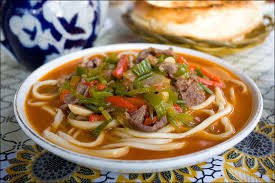 Вкусный Лагман. Ингредиенты: 800 гр длинной вермишели 700г мяса 2 крупные луковицы 2-3 моркови ...