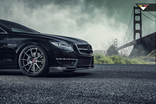 Mercedes-Benz CLS63 AMG Obsidian Black  Vorsteiner.      ... - 2