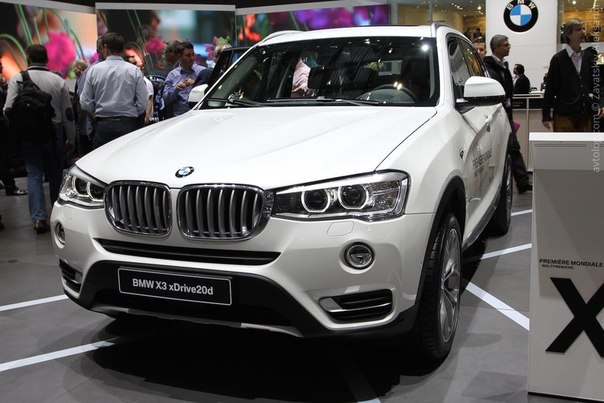 Мотор-шоу в Женеве 2014: рестайлинговый #BMW #X3 получил экономные моторы. Новый X3 официально ...