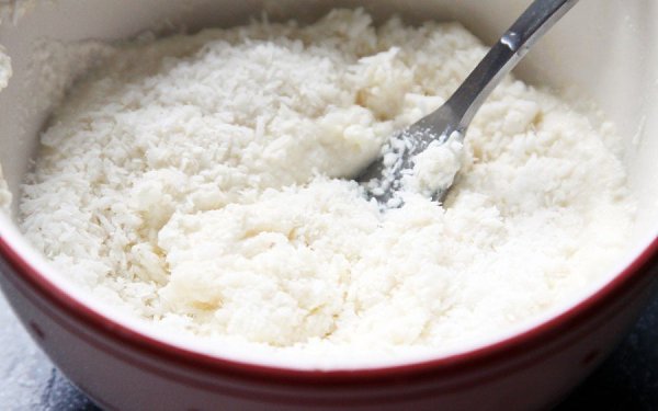 Запеканочка с ананасом и кокосовой стружкой. Ингредиенты: свежий ананас 125 г рикотты 2 ст.л. ... - 2