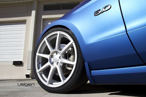 Matte Blue Ford Mustang 5.0 - 3