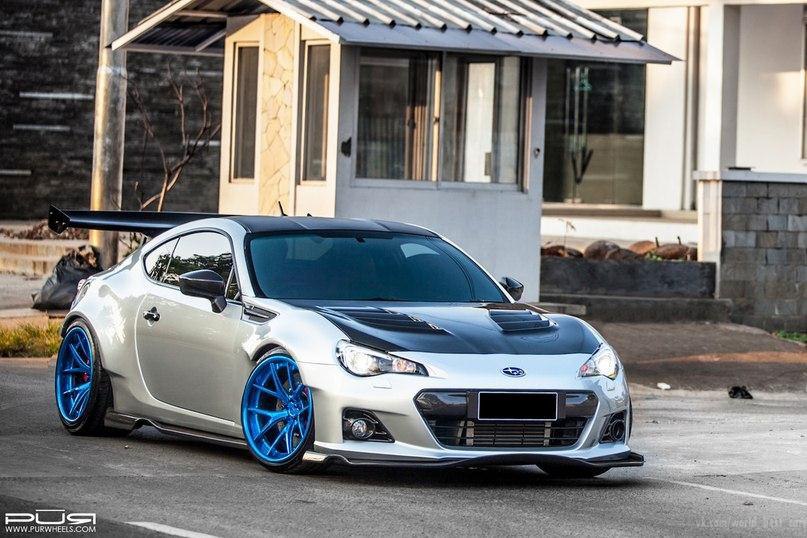 Rocket bunny Subaru BRZ on PUR Wheels. - 6