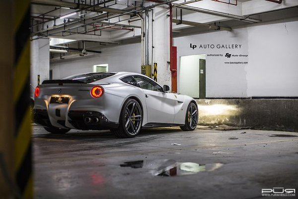 Ferrari F12 Berlinetta. Wheels: PUR RS07, 219, 2212 | Matte Anthracite. - 3