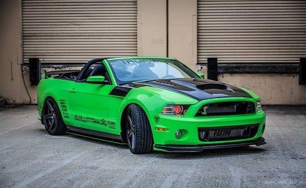 Supercharged 2013 Ford Mustang GT by TruFiber, 615 HP.