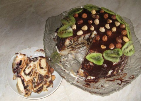 Торт "Трухлявий пень" зі сметанним кремом in 2020 Рецепти десертів, Смакота, Тор