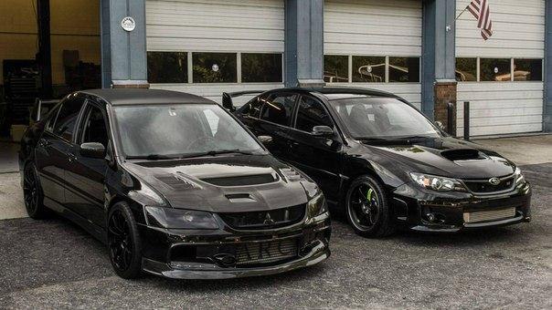 Mitsubishi Lancer Evolution vs. Subaru Impreza STI