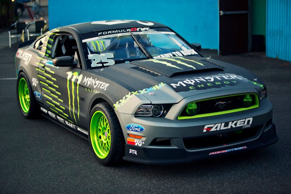 Vaughn Gittin Jr. Monster Energy Falken Tire Mustang - 5