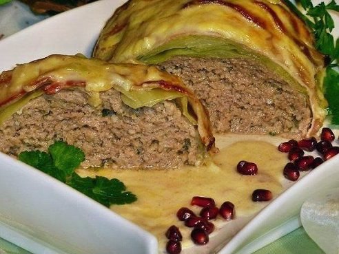 Мясной рулет