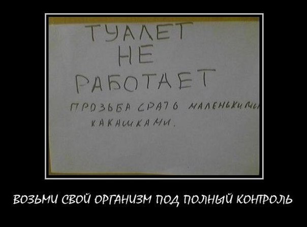 О чем говорят мужчины туалет не работает