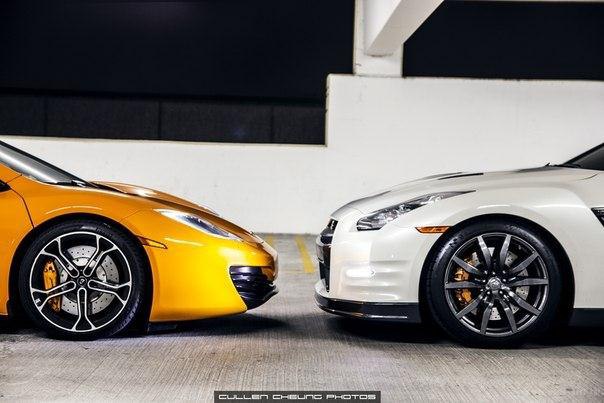Audi R8(2), Nissan GT-R  Mclaren MP4-12C. - 7