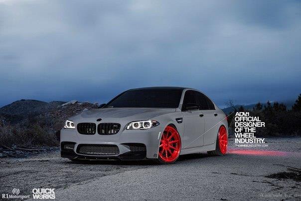 BMW M5 (F10) on ADV.1 Wheels.