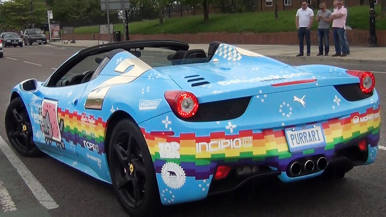 Ferrari 458 Italia Spider (Purrari)