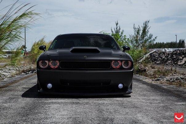 Dodge Challenger SRT8 on Vossen VFS2 Wheels.