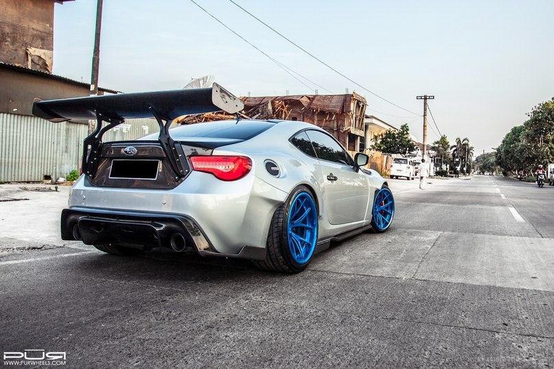 Rocket bunny Subaru BRZ on PUR Wheels. - 2