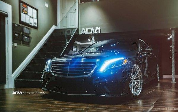 Mercedes-Benz S 63 AMG (W222) on ADV.1 Wheels.