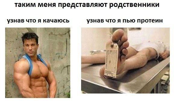 Смешные мемы про качков
