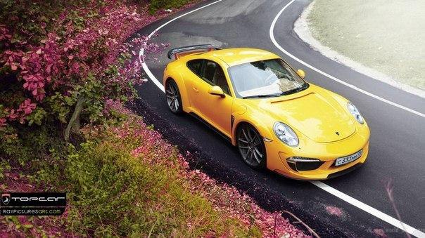 Stunning Yellow Porsche 911 Carrera Stinger - 3
