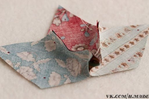 Звезды из лоскутков.. отличный подарок к Новому году !!! - 5