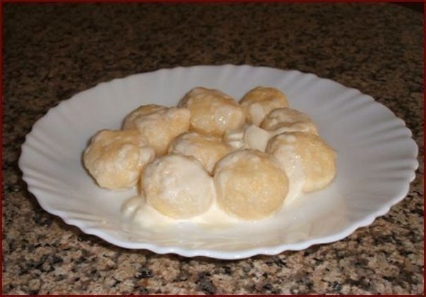Творожно-манные ленивые вареники.Ну очень вкусные ленивые вареники! Нежные и почти невесомые! ...