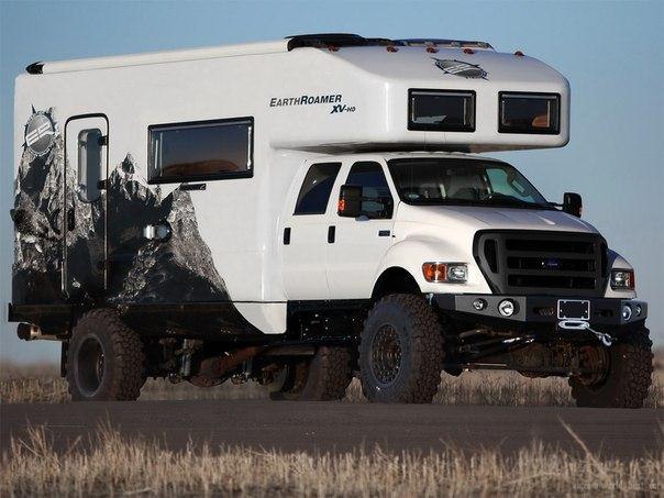    EarthRoamer XV-HD.     Ford F-650 Crew Cab