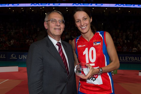 2012 CEV Volleyball European League - Women.AWARDING CEREMONY - 9