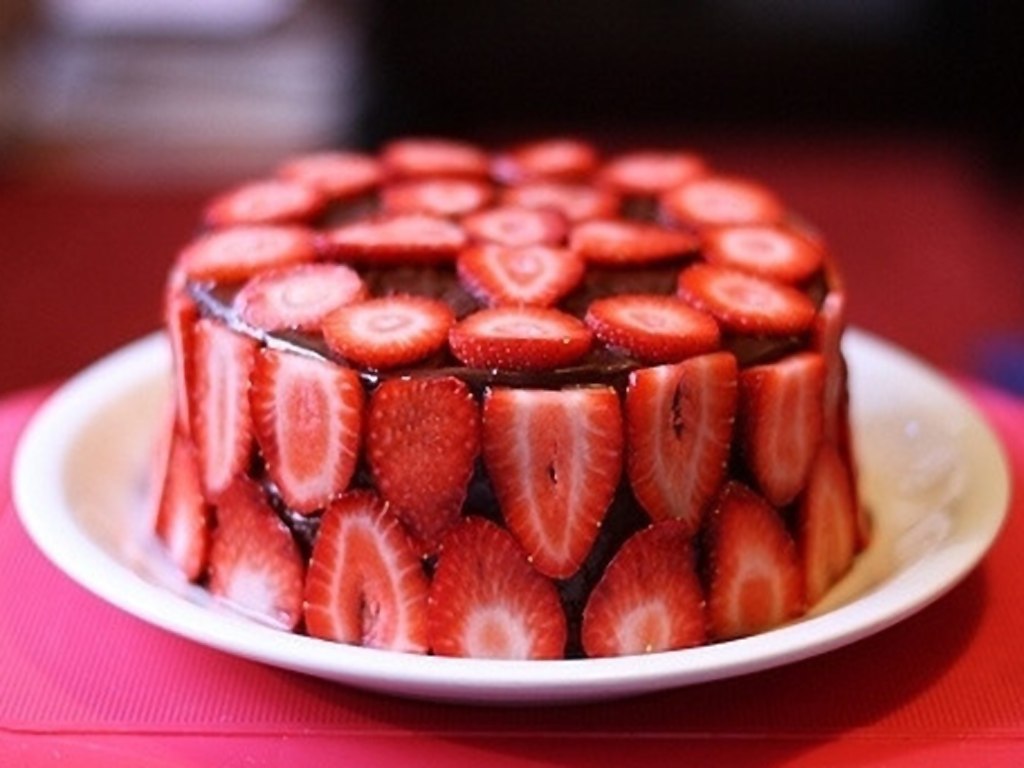 Strawberry Cake & Mont Blanc