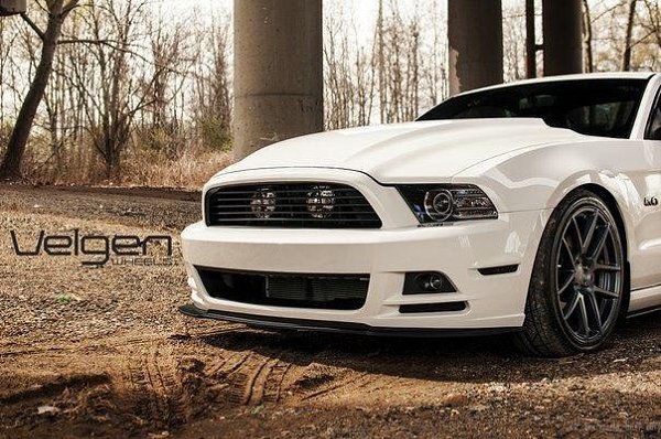 Ford Mustang GT 5.0 on Velgen Wheels. - 2