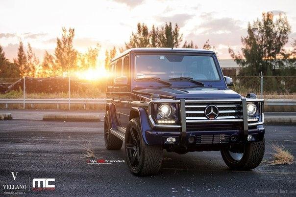 Mercedes-Benz G550 on Vellano Wheels.