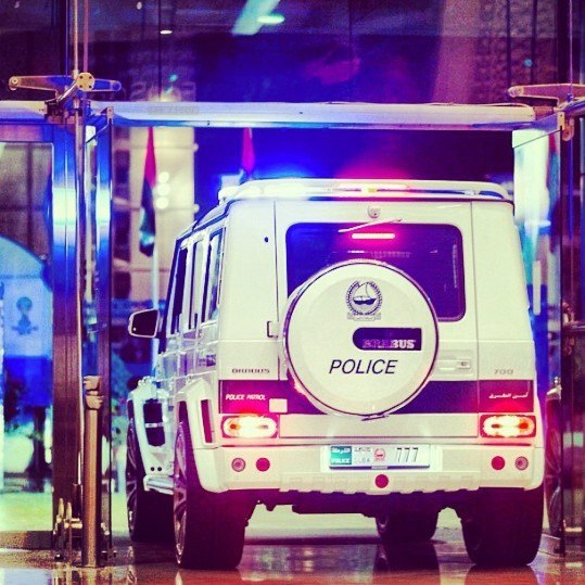 Police in Dubai.