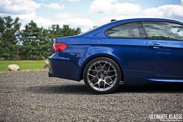 BMW M3 (E92) on 19 HRE P40S wheels. - 2