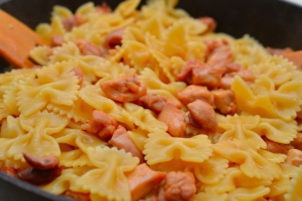 Фарфалле с курицей и мёдом.Ингредиенты:Макароны фарфалле 500 г;Куриная голень 700 г;Масло сливочное ... - 8