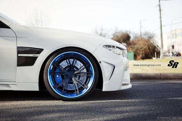 BMW M5 (F10) Hamann Widebody on PUR Wheels. - 6