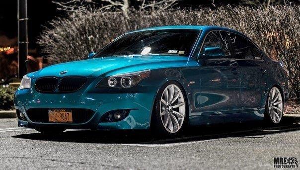 BMW 5 Series (E60) in Atlantis Blue. - 2