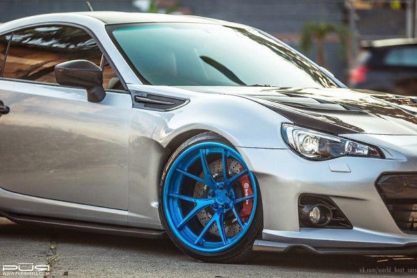 Rocket bunny Subaru BRZ on PUR Wheels. - 5