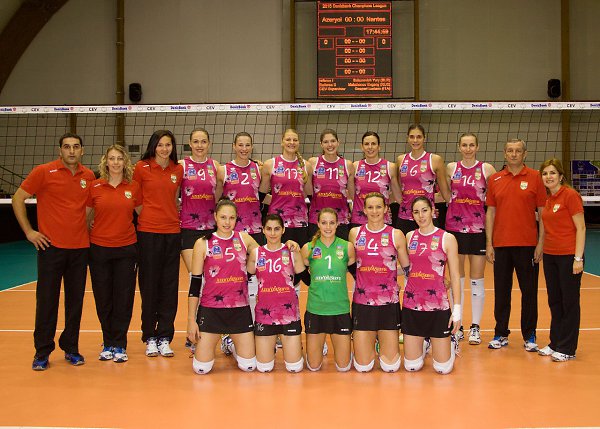 2015 CEV DenizBank Volleyball Champions League - Women Azeryol BAKU vs NANTES VB