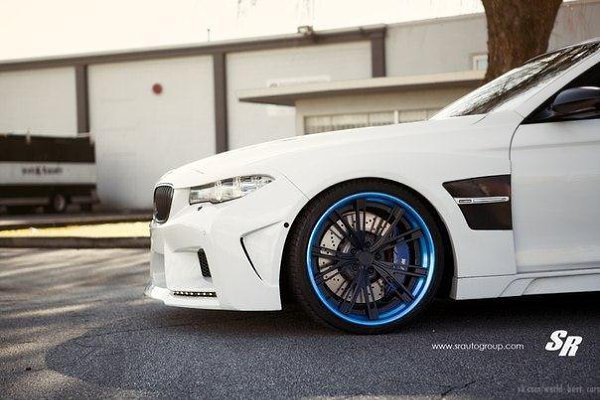 BMW M5 (F10) Hamann Widebody on PUR Wheels. - 5
