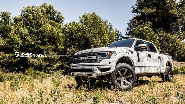 Ford F-150 Raptor on ADV.1 Wheels.