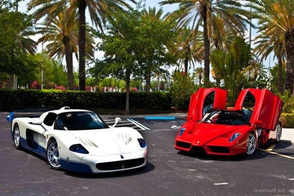 Macerati MC12 &amp; Ferrari Enzo