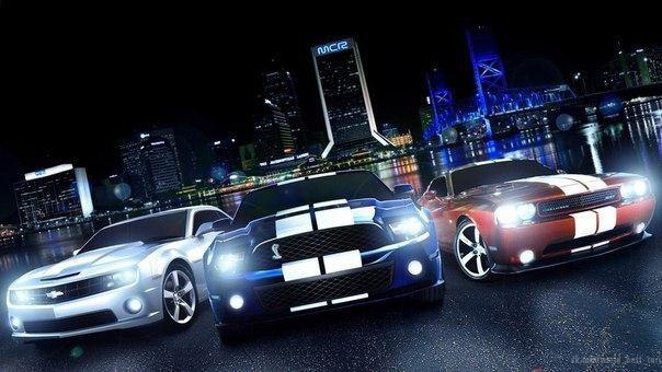 Chevrolet Camaro, Ford Mustang, Dodge Challenger