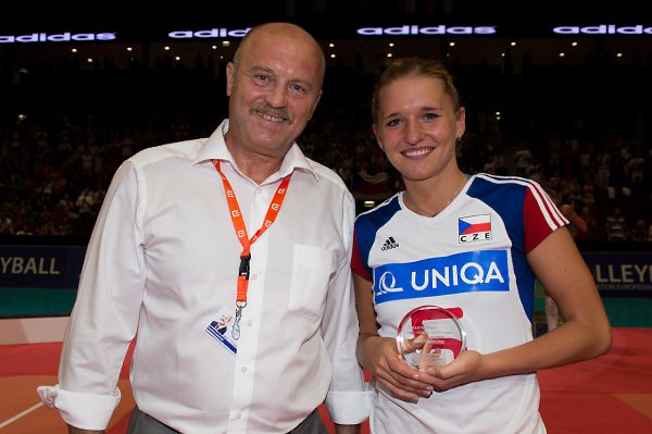 2012 CEV Volleyball European League - Women.AWARDING CEREMONY - 8
