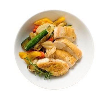 Низкокалорийный ужин - Куриные грудки в фольге.Ингредиенты:Куриная грудка - 1 шт (120г) Апельсин - ...