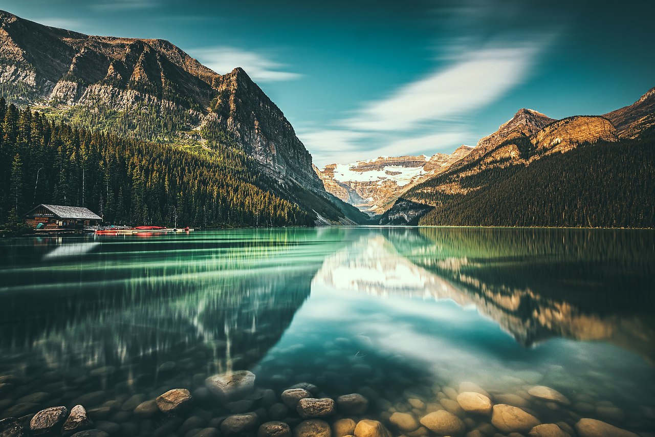 Канада Lake Louise зимой