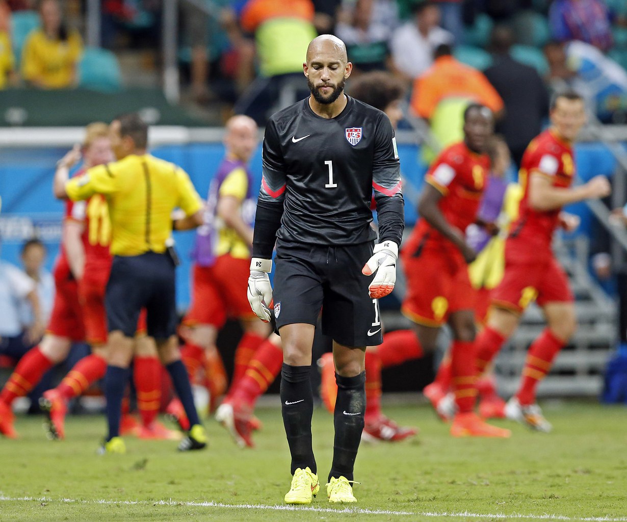 Выступаю за сборную. Howard against Belgium World Cup Post Interview.