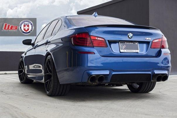 BMW M5 (F10) on HRE P101 Wheels. - 4