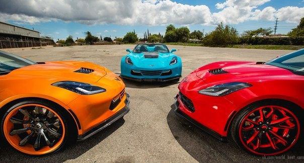 Widebody C7 Chevrolet Corvette Trio Looks Poisonously Sexy. - 2