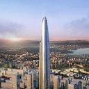  Wuhan Greenland Center.  Adrian Smith + Gordon Gill Architecture.        606-   .  Wuhan Greenland Center     ,       .    Ż